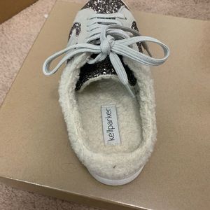 Size 8 Kelli Parker slip on sparkle tennis shoes